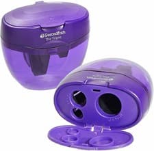 Image of Pencil Sharpener Swordfish "The Triple" 3 Hole Canister Pencil Sharpener