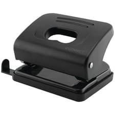 Image of Q Connect Medium Duty Hole Punch 20 Sheet Black 87