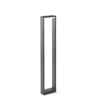 Image of (NEW) LED Outdoor Tall Bollard Light Dark Grey IP54