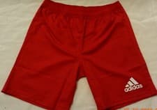 Image of Adidas Shorts Red/White 3 stripes Age 9-13 Brand New Youth