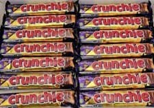 Image of CADBURY CRUNCHIE CHOCOLATE BARS. 10 BARS. 10x40g. BEST BEFORE 08/2026