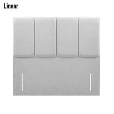 Image of Floor Standing Headboard 40" High Linear Panel Headboard for Divan Beds