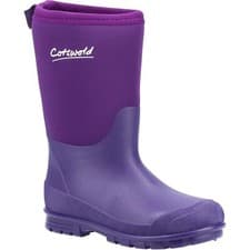 Image of Cotswold Hilly Neoprene Wellies Kids Boys Girls Warm Wellington Boots Size 10-5