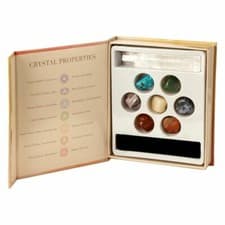 Image of BRAND NEW LOVELY SET OF 7 CHAKRA STONES KIT WITH CRYSTAL GREAT GIFT