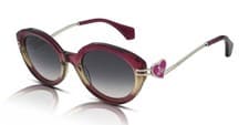 Image of Vivienne Westwood Sunglasses VW5060 206 Pink Three Colour Gradient Grey Gradient