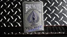 Image of Bicycle Rider Back Metal Luxe Playing Cards (Blue)