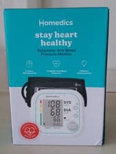 Image of Homedics Stay Heart Healthy Automatic Arm Blood Pressure Monitor New Boxed