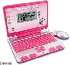 Image of Vtech Challenger Laptop Pink Learning Educational Toy Computer Laptop Kids New