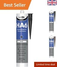 Image of Aquarium-Safe Black Silicone Sealant 310ml - No Leaching, Versatile Applications