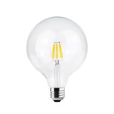 Image of LED Filament Light Bulbs Dimmable Clear Amber Glass B15 B22 E14 E27 Edison Screw