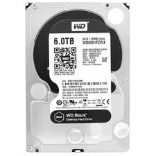 Image of Western Digital BLACK WD6001FZWX 6TB 7200 RPM 128MB SATA 6Gb/s 3.5''