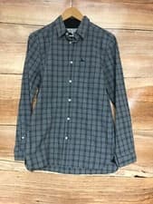 Image of Jack Wills Grey Checked Long Sleeve Button Up Shirt