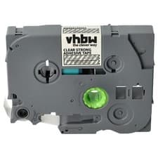 Image of Label Tape for Brother PT E300VP E500 E500VP E550W E550WVP E800W White/Clear
