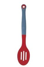Image of Set of 3 Colourworks Silicone slotted spoon - Red