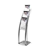 Image of Deflecto Silver Six Pocket Literature Floor Stand DE693145