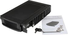 Image of Black 5.25in SATA Hard Drive Mobile Rack Drawer