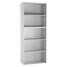 Image of Wide 5 Tier Book Shelf Deep Bookcase Storage Cabinet Display Dining Living Room