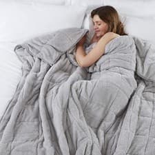 Image of Teddy Fleece WEIGHTED BLANKET Ultra Cosy Soft Warm Sensory Anxiety AUTISM Throw