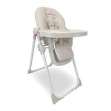 Image of My Babiie MBHC8 Premium Highchair - Oatmeal Herringbone