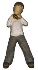 Image of Willow Tree Boy with Heart of Gold Susan Lordi 2004 DEMDACO Figurine 26142