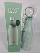 Image of JOSEPH JOSEPH Loop Vacuum Insulated Water Bottle 500 ml Green BNIB