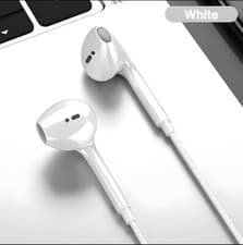 Image of White Stereo Earphones Headset Gaming 3.5mm
