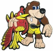 Image of OFFICIAL BANJO KAZOOiE LIMITED EDITION PIN BADGE BRAND NEW