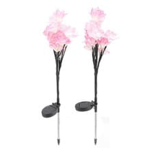Image of —(Warm Light) Solar Flowers Lights Gorgeous LED Garden Decorative Light