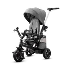 Image of Kinderkraft EasyTwist Tricycle Platinum Grey 360 Seat Pushchair Folding Bike New