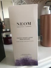 Image of Neom Perfect Night’s Sleep Reed Diffuser Refill & Reeds 100ml boxed and unused