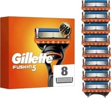 Image of 8PCS 5-Layer Shaving Men Razor Blades Refills Compatible for Gillette Fusion 5