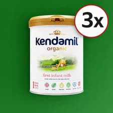 Image of Kendamil Organic First Baby Milk Formula from Birth 3 x 800g