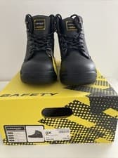 Image of Dunlop Toecap safety boots Black Size 6 BNWT & Box