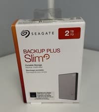 Image of Seagate 2TB External USB 3.0 Hard Drive Backup Plus Slim New 🔥