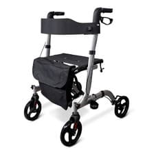 Image of Aidapt Aluminium Rollator with Seat, Bag, Backrest, Folding Frame,Height Adjust