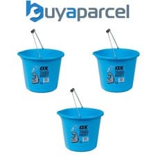 Image of X3 OX Pro Tough 15L Blue Bucket UKs Toughest Bucket Will not Split P112315