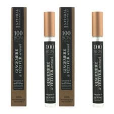 Image of 100 Bon Gingembre & Vetiver Sensual Concentre Refillable Eau de Parfum 10ml x 2