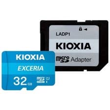 Image of Kioxia Exceria 32GB MicroSD SDHC card, Class10, U1, 100MB/s, UK Seller