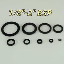 Image of NBR Nitrile Rubber Washing Machine Shower Hose Washers Gaskets Seals 1/8"-2" BSP