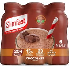 Image of SlimFast Ready to Drink Shakes Meal Replacement Shake for Weight Loss 6 x 325 ML