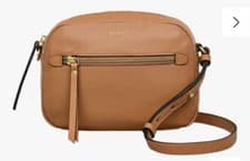 Image of Radley ‘GORDON ROAD ‘ Dark Butter (Tan) Small Crossbody Leather BNWT