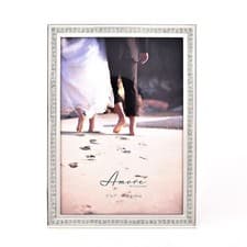Image of Amore Silver Sparkle Border Photo Frame - 5" x 7"