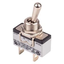 Image of APEM Toggle Switch SPST On-Off 250V 15A