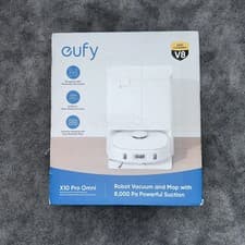 Image of White Eufy X10 Pro Omni Robot Vacuum Cleaner