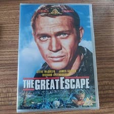 Image of The Great Escape DVD Starring Richard Attenborough, Steve McQueen New Sealed