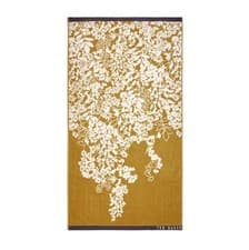 Image of Ted Baker Wisteria Bathroom Towels in Gold - Hand / Bath Towel or Bath Sheet