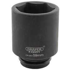 Image of Draper Expert 3/4" Drive Deep Hexagon Impact Socket Metric 59mm