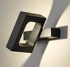 Image of HAOFU LED Modern Wall Lights 145 * 130 * 30mm, 4000K Natural White, Black