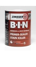 Image of Zinsser 1 L BIN Primer Sealer and Stain Killer - White Tintable (ZINBIN1L)
