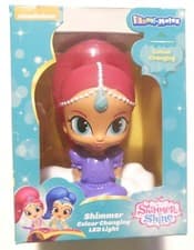 Image of Shimmer and Shine Pink Changing Led Night Light